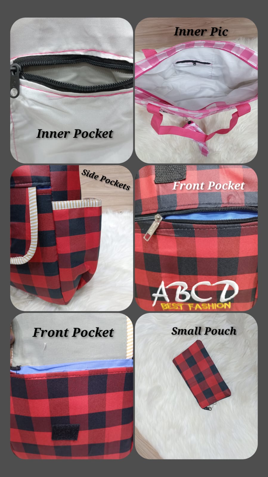 ABCD Mother Care Multi-Pocket Tote Bag