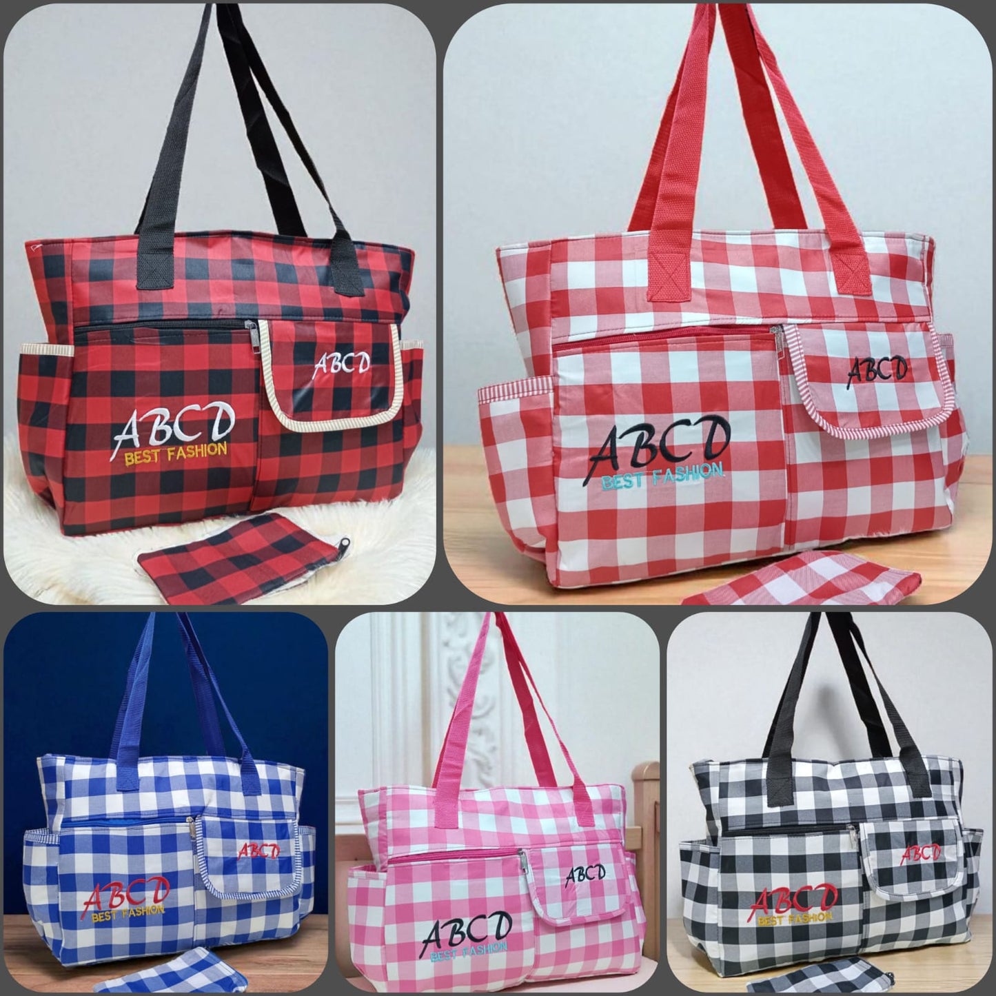 ABCD Mother Care Multi-Pocket Tote Bag