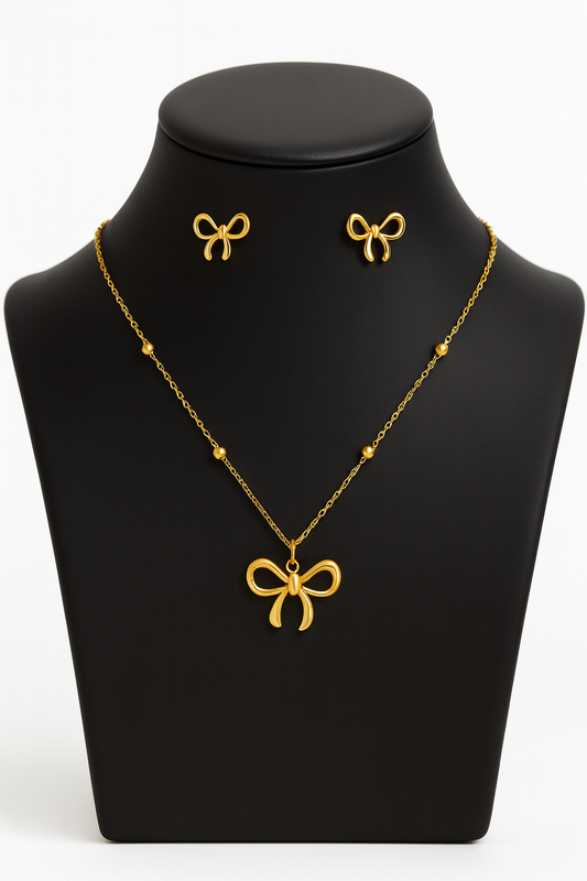 Tarnish Free Bow Set